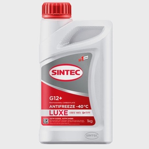 Антифриз Sintec LUXE G12+ готовый -40 красный 1 кг 990550